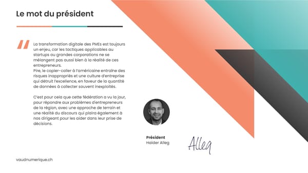 Federation Vaudoise of Digital Technology - Page 11