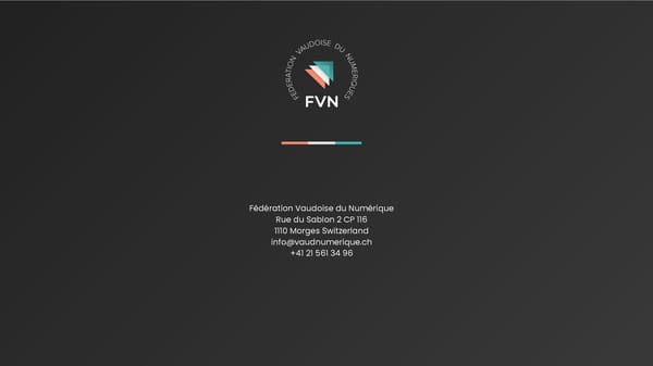 Federation Vaudoise of Digital Technology - Page 12