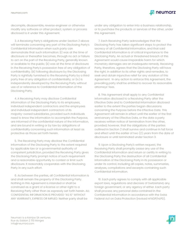 Mutual Non-Disclosure Agreement - Page 2