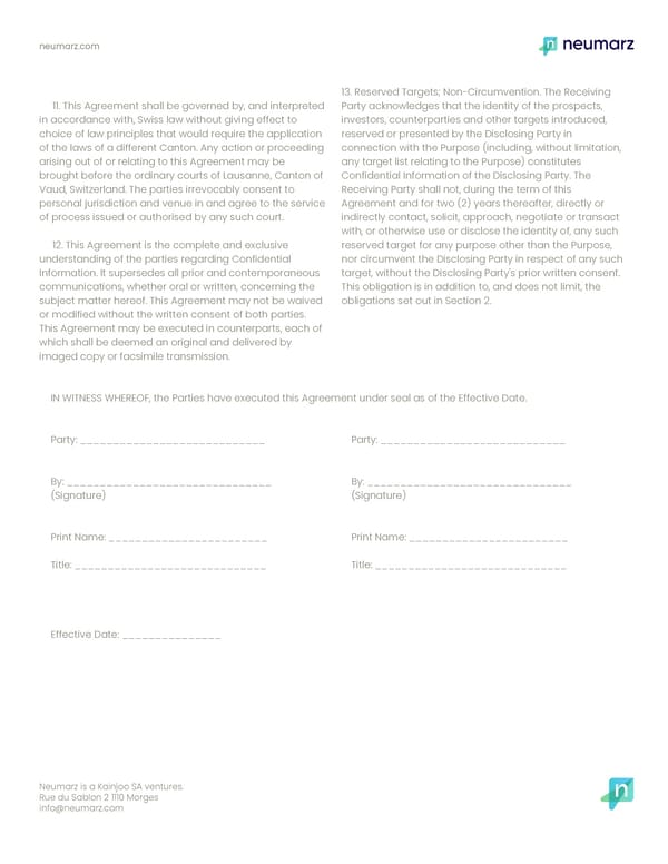 Mutual Non-Disclosure Agreement - Page 3